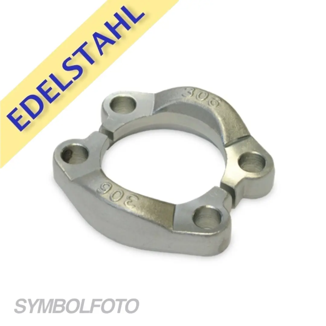 Halbflansch 3000 PSI Edelstahl